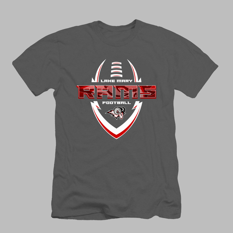 Rams Football Tee