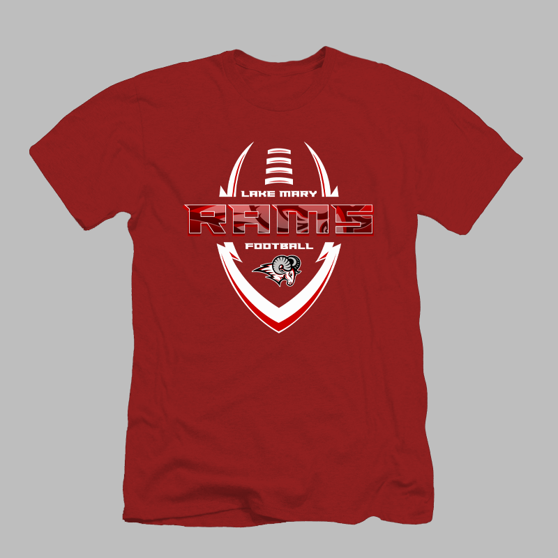 Rams Football Tee