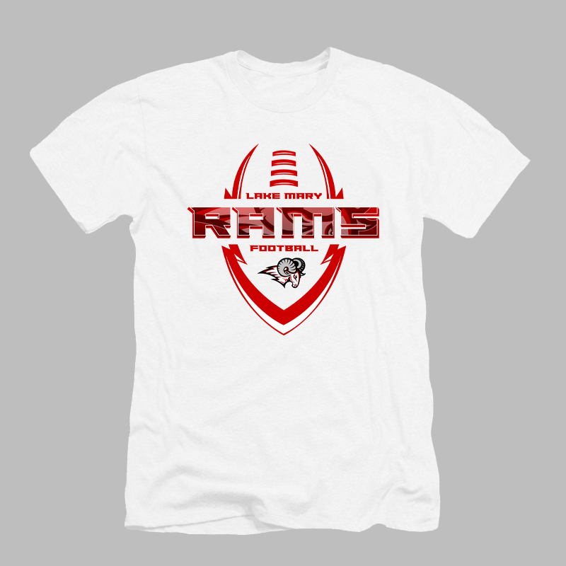 Rams Football Tee