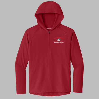 Lake Mary Volleyball Arch Half Zip Hooded Jacket