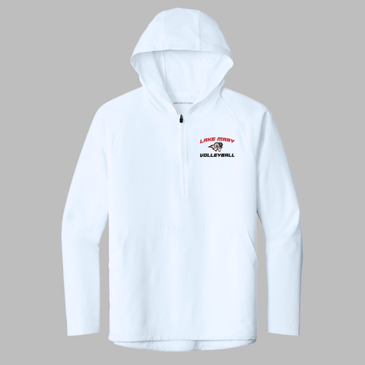 Lake Mary Volleyball Arch Half Zip Hooded Jacket