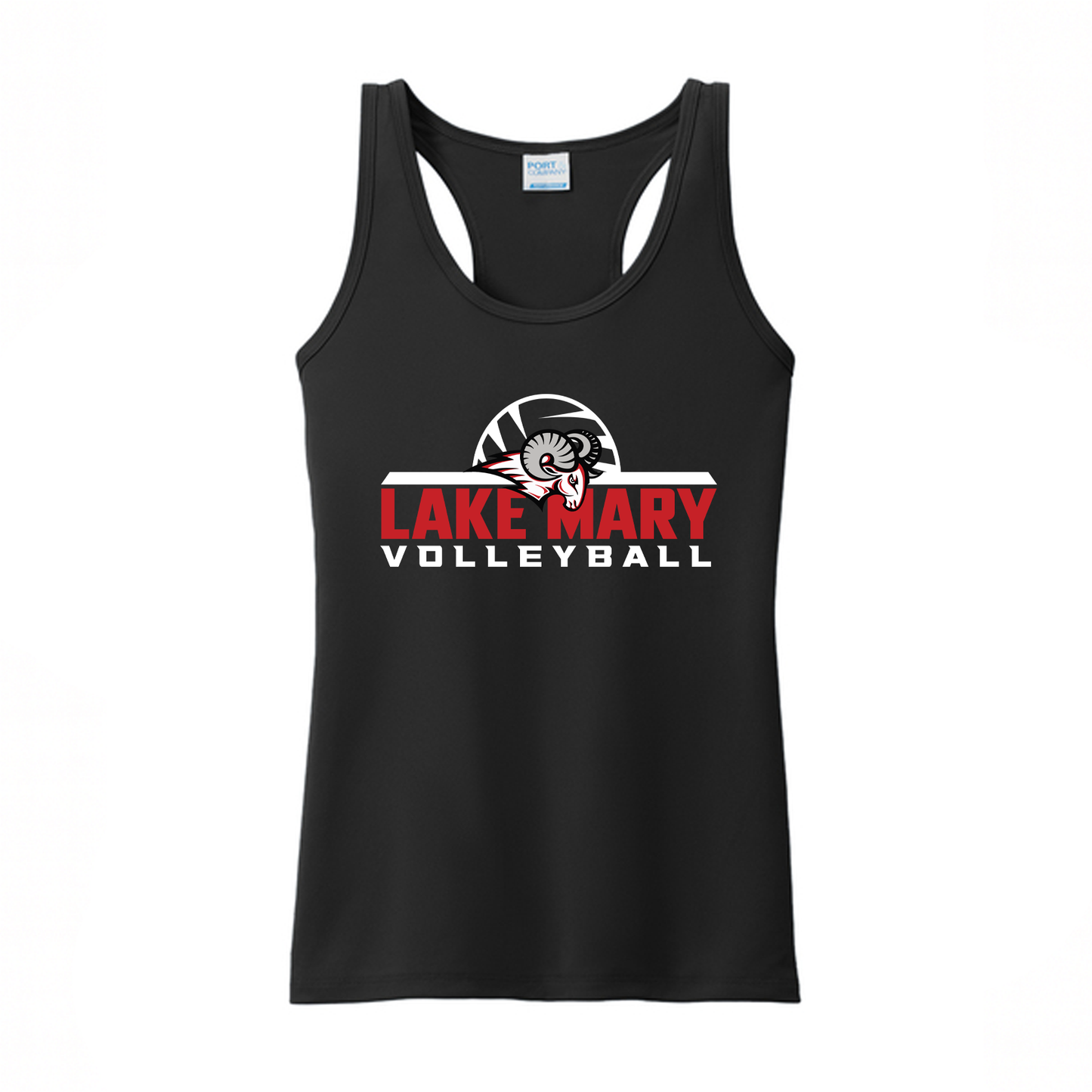 Lake Mary Volleyball Ladies Racer Back Tank