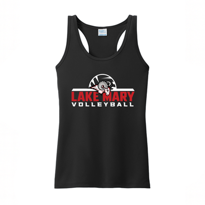 Lake Mary Volleyball Ladies Racer Back Tank