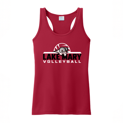 Lake Mary Volleyball Ladies Racer Back Tank