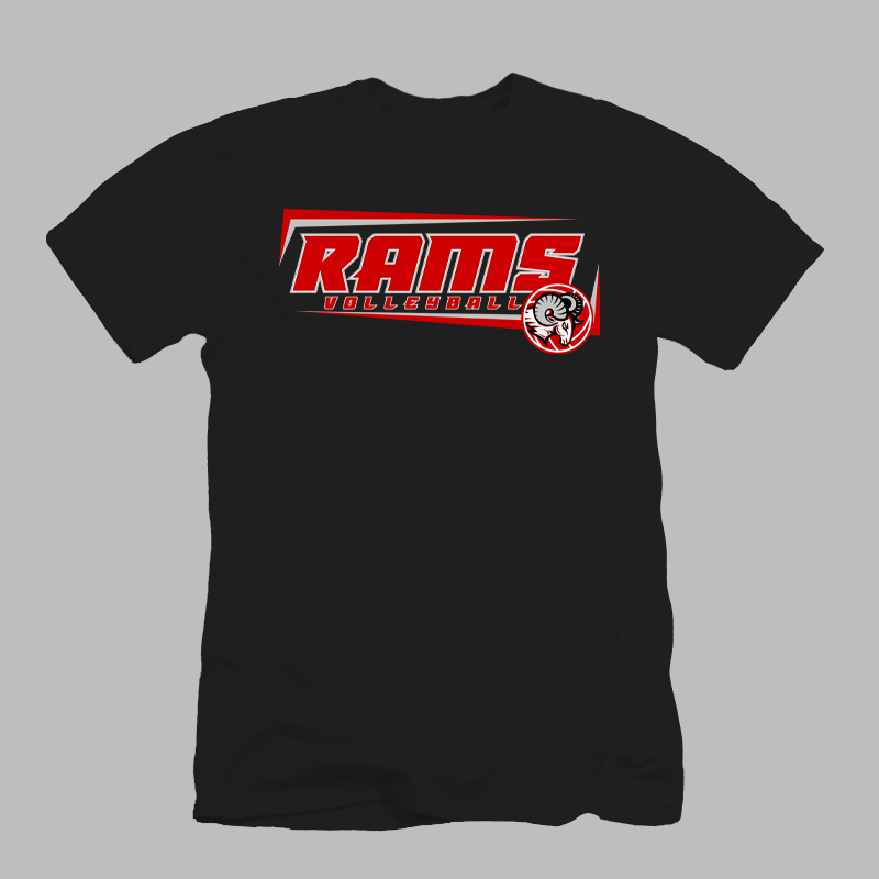 Rams Volleyball Tee