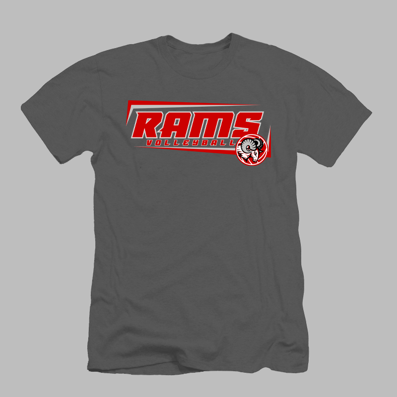 Rams Volleyball Tee