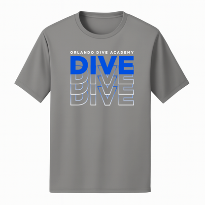 ODA Dive3x Blue - Short Sleeve