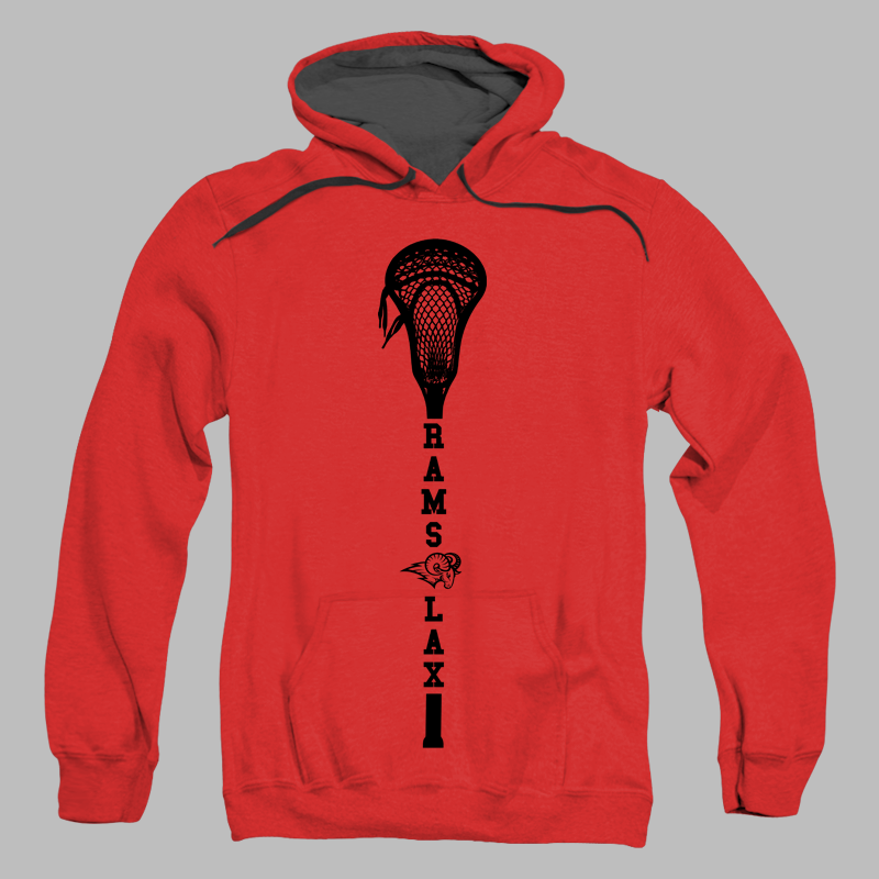 Rams Lacrosse Stick Hoodie