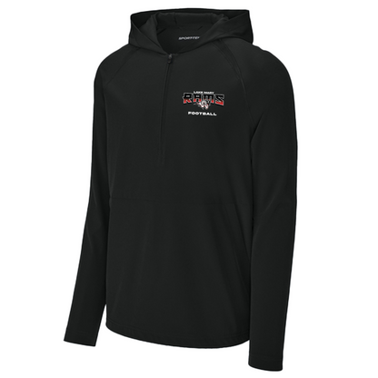 Rams Half Zip Hooded Jacket