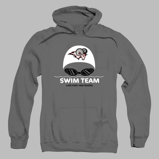 LMHS Swim Cap and Goggles Hoodie