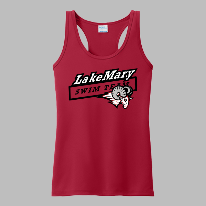 Lake Mary Swim Team Banner Tank