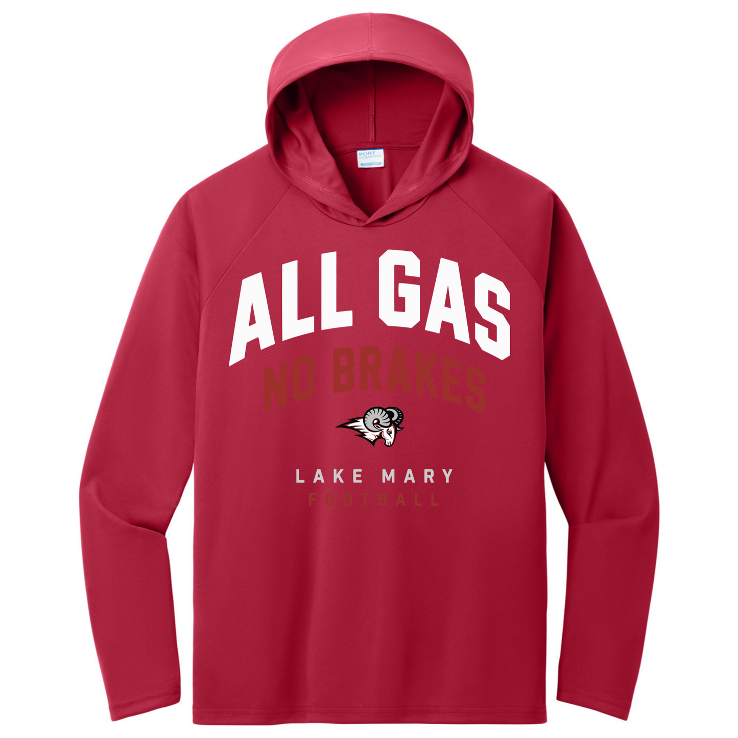 All Gas No Brakes Hooded Long Sleeve