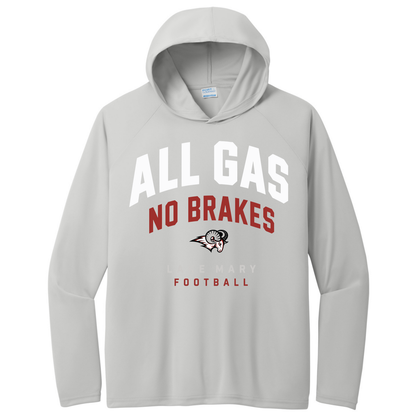 All Gas No Brakes Hooded Long Sleeve