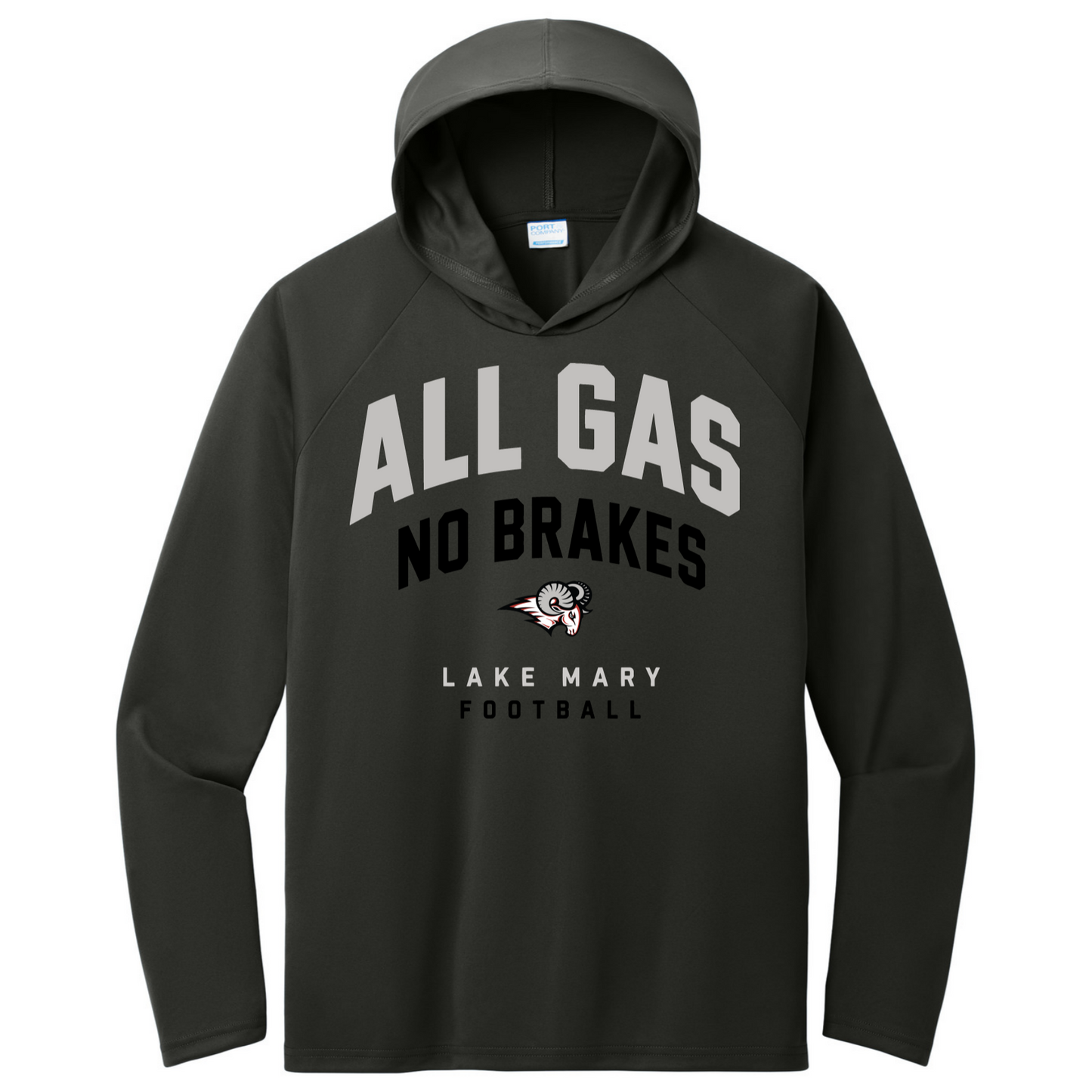 Hoodies All Gas No Breaks Dark Long Sleeve - Long Sleeve