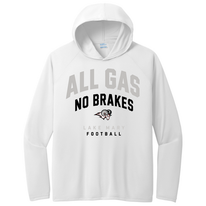All Gas No Brakes Dark Hooded Long Sleeve