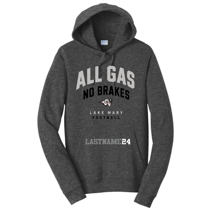 All Gas No Brakes Dark Hoodie Personalized