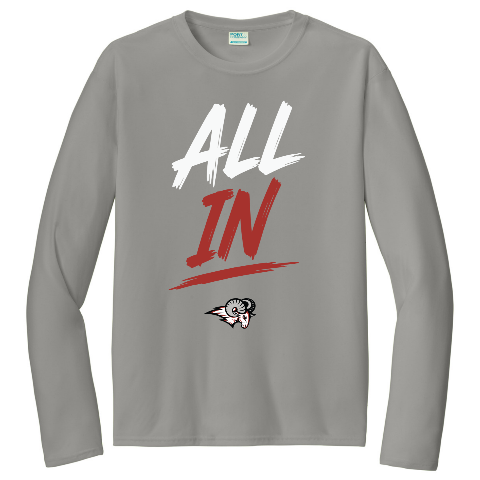 LAKE MARY Tees All In 2tone@2x Long Sleeve - Long Sleeve