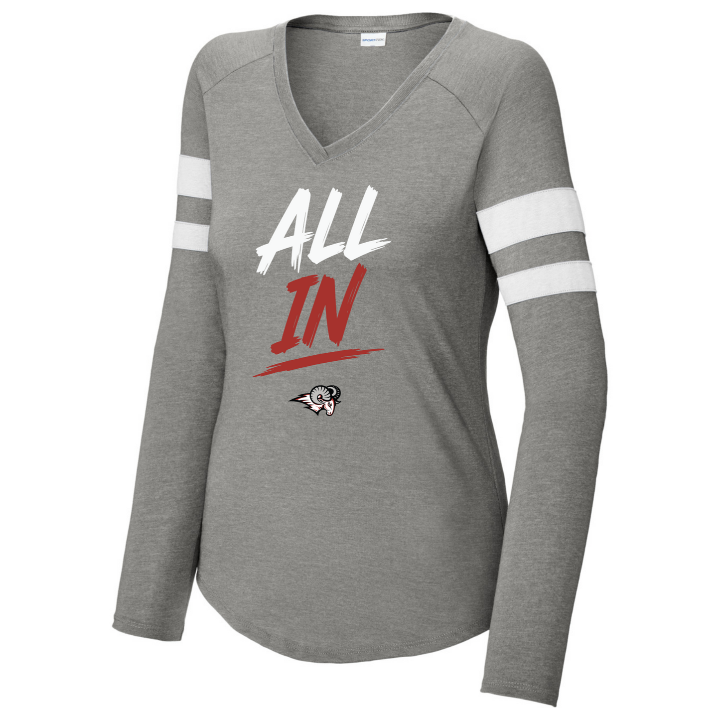 All In 2 Tone Ladies Long Sleeve