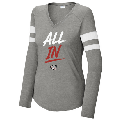 All In 2 Tone Ladies Long Sleeve