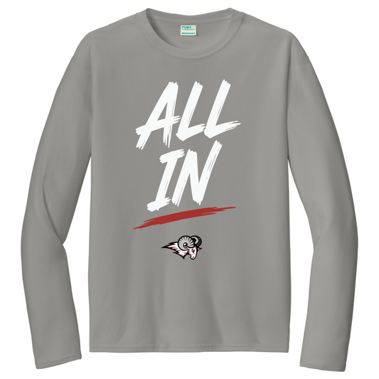 LAKE MARY Tees All In White@2x Long Sleeve - Long Sleeve