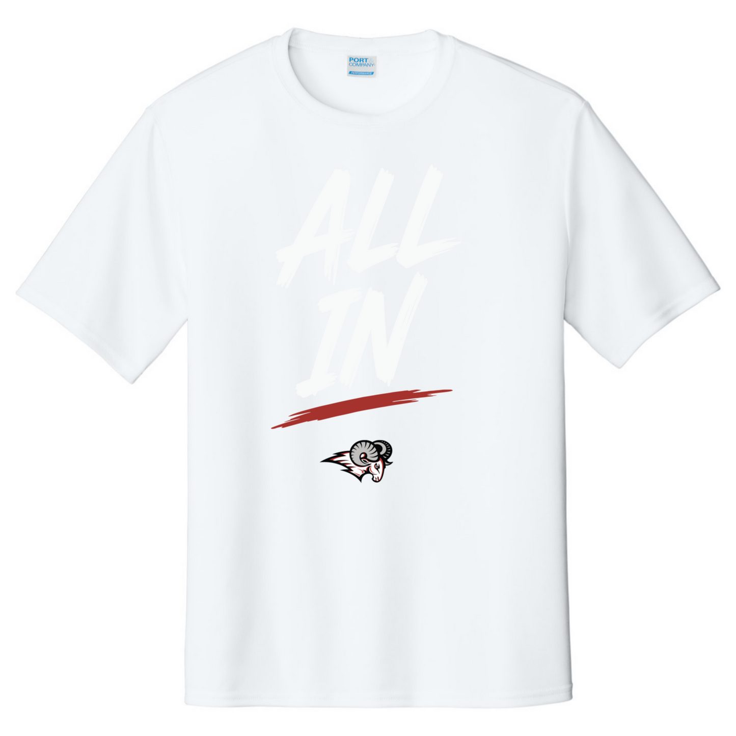 All In White Short Sleeve