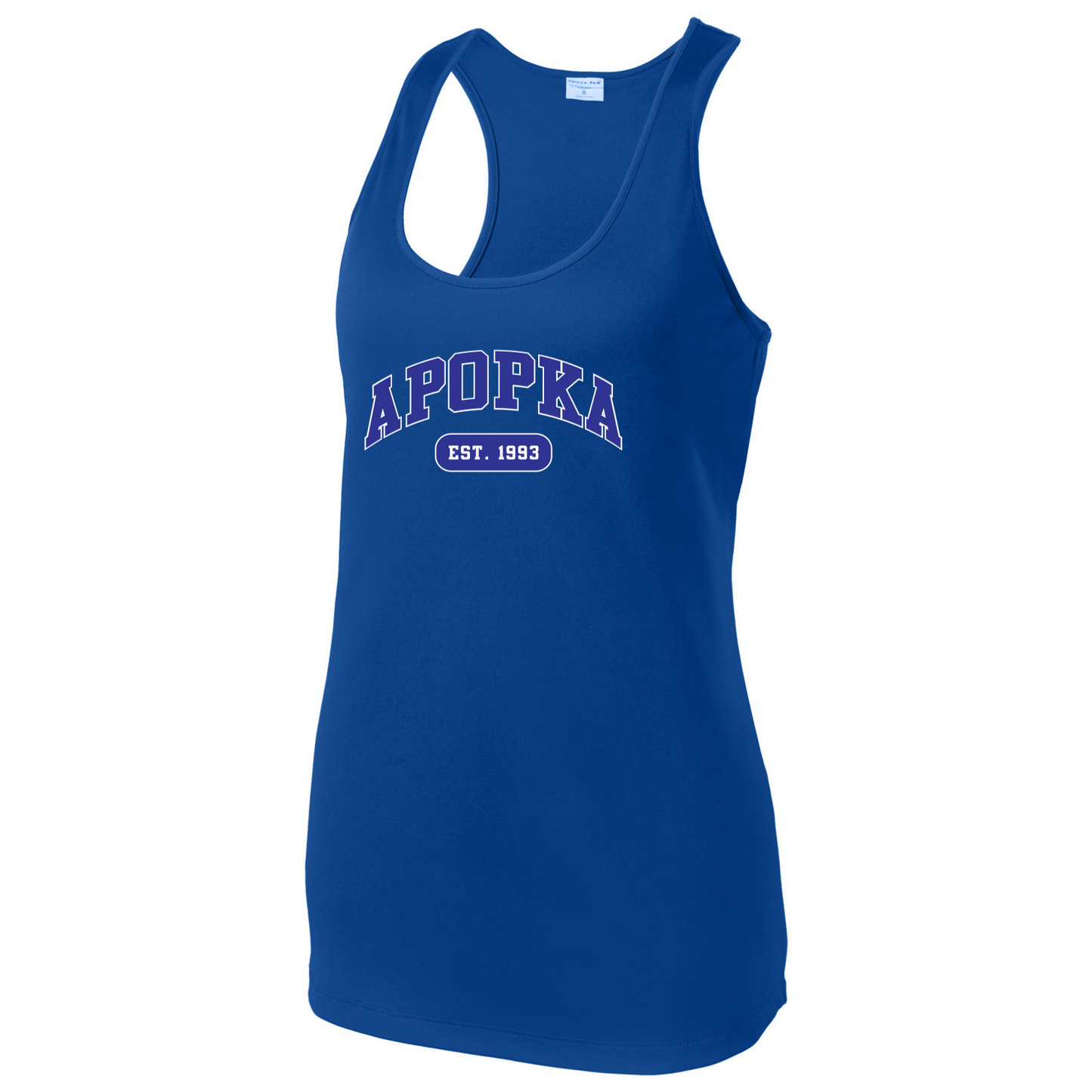 APK Property Cheerleader Est Ladies Racer Tank