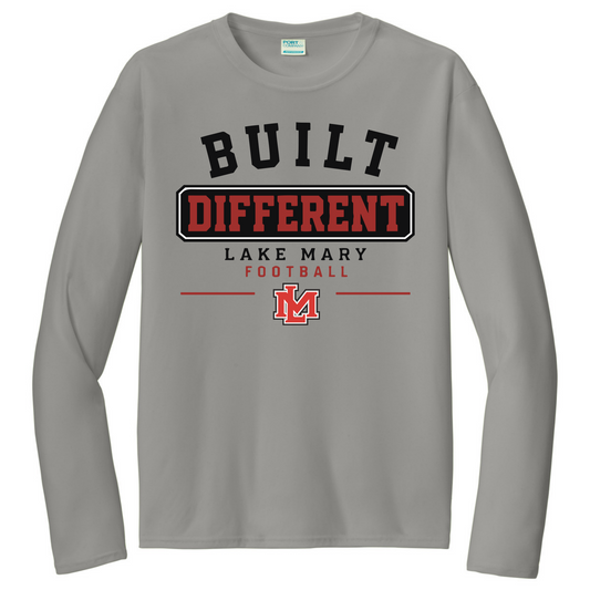 LAKE MARY Tees Build Different Banner Black @2x Long Sleeve - Long Sleeve