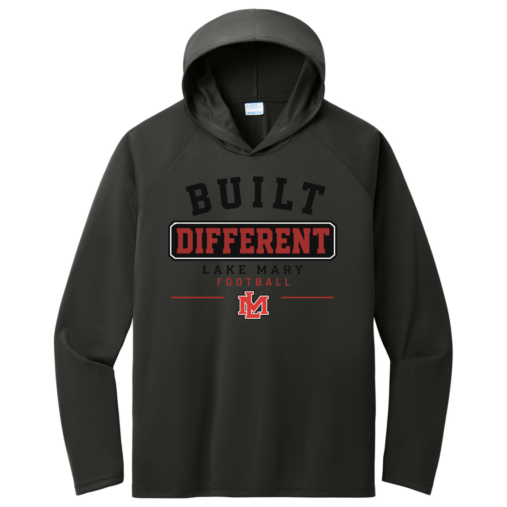 Hoodies Build Different Banner Black @2x Long Sleeve - Long Sleeve