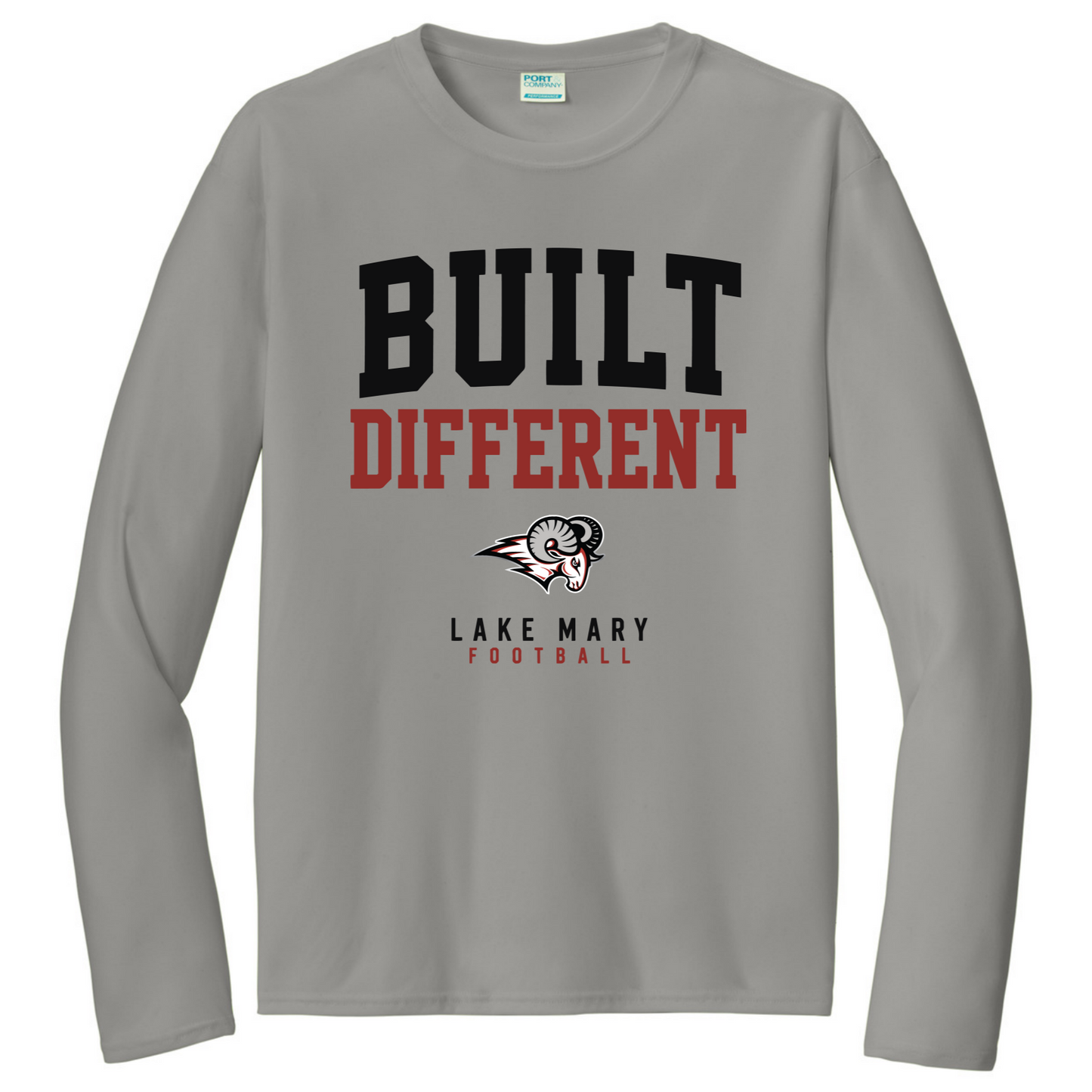 LAKE MARY Tees Build Different Black@2x Long Sleeve - Long Sleeve