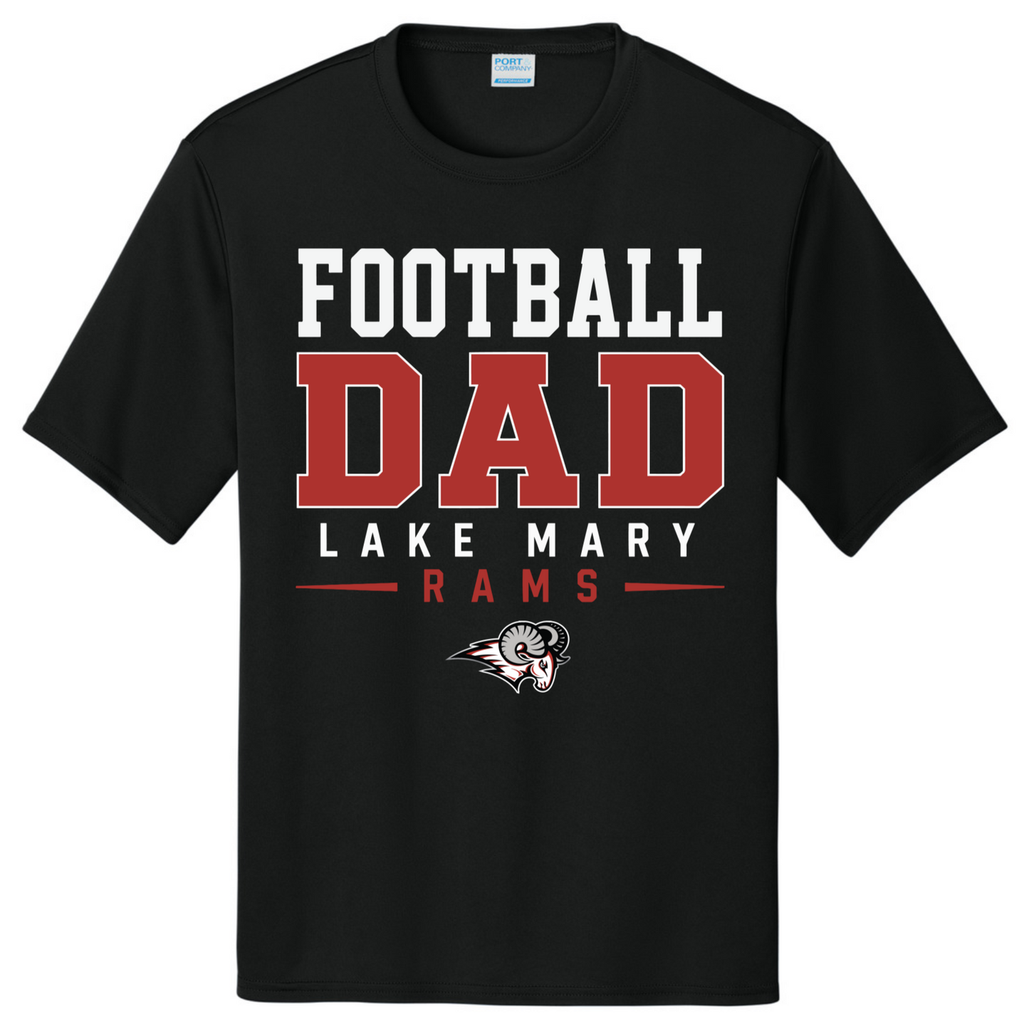 LAKE MARY Tees Football Dad@2x Short Sleeve - Short Sleeve