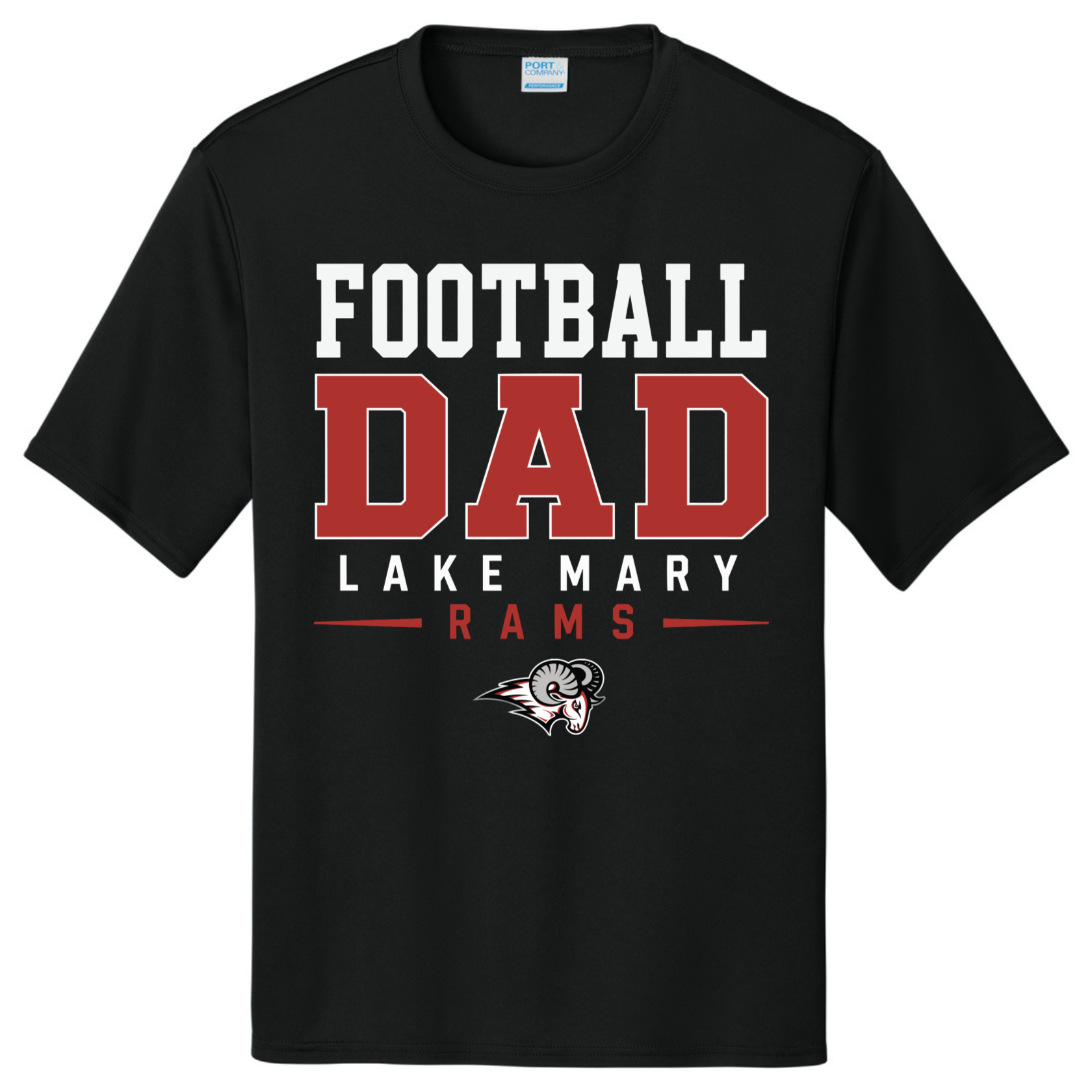LAKE MARY Tees Football Dad@2x Short Sleeve - Short Sleeve