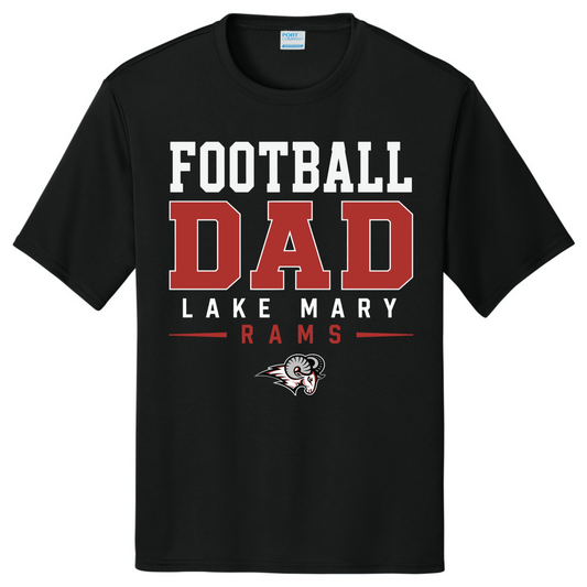 LAKE MARY Tees Football Dad@2x Short Sleeve - Short Sleeve