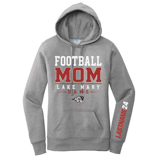 Football Mom Ladies Hoodie