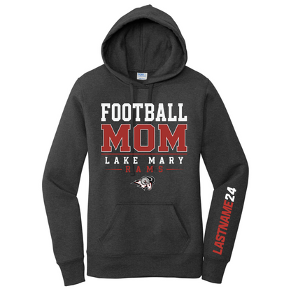 Football Mom Ladies Hoodie