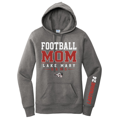 Football Mom Ladies Hoodie