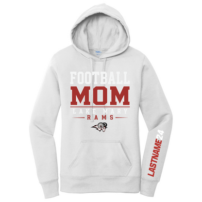 Football Mom Ladies Hoodie