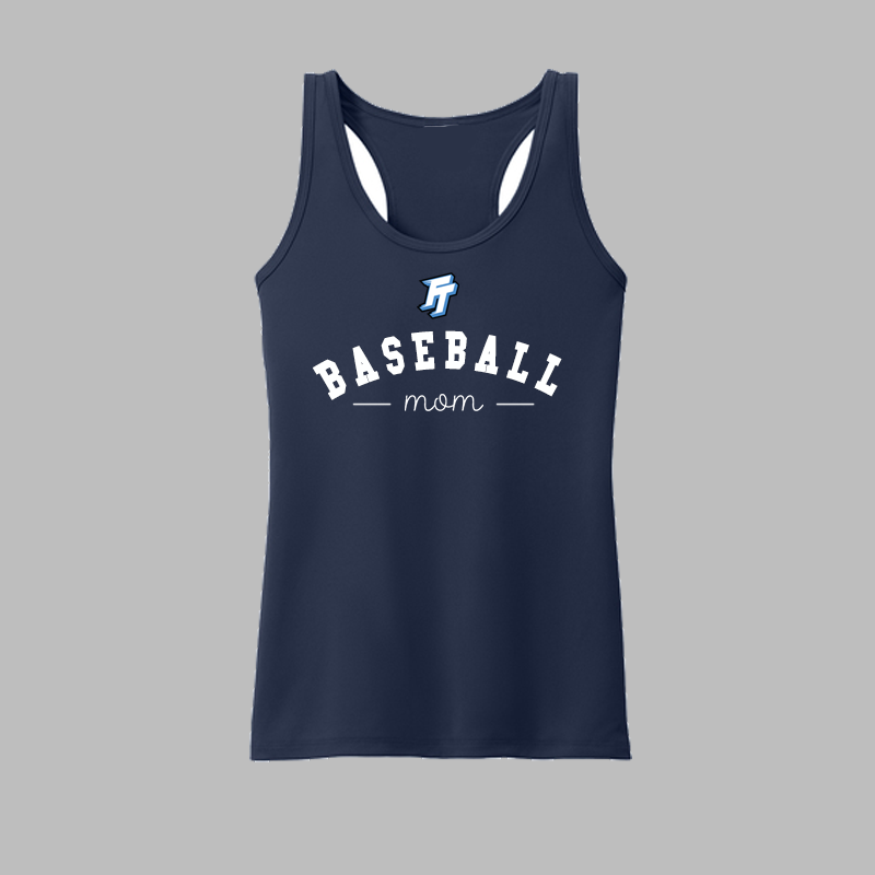 FT Baseball Mom Women's Racerback Drifit Tank