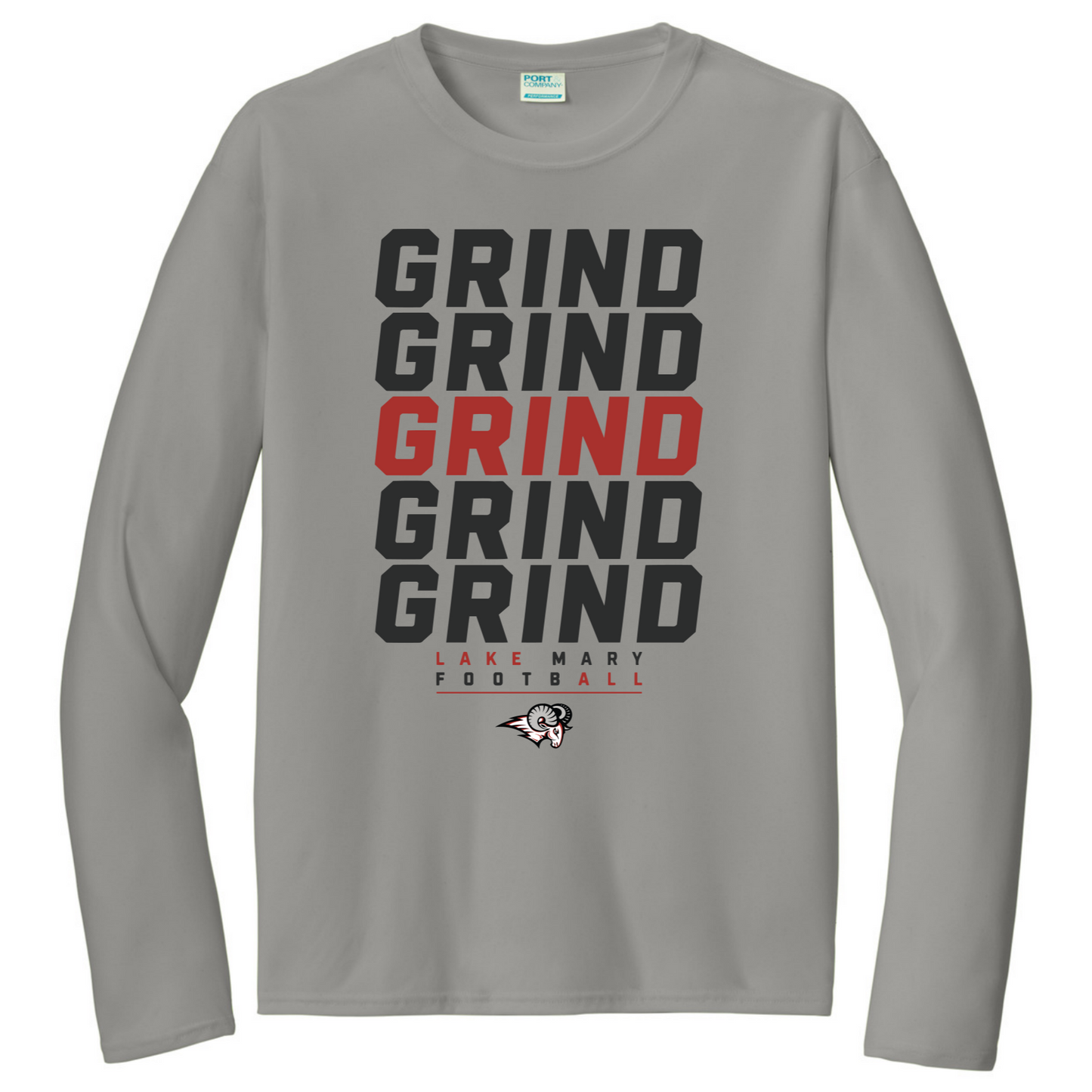 LAKE MARY Tees Grind@2x Long Sleeve - Long Sleeve