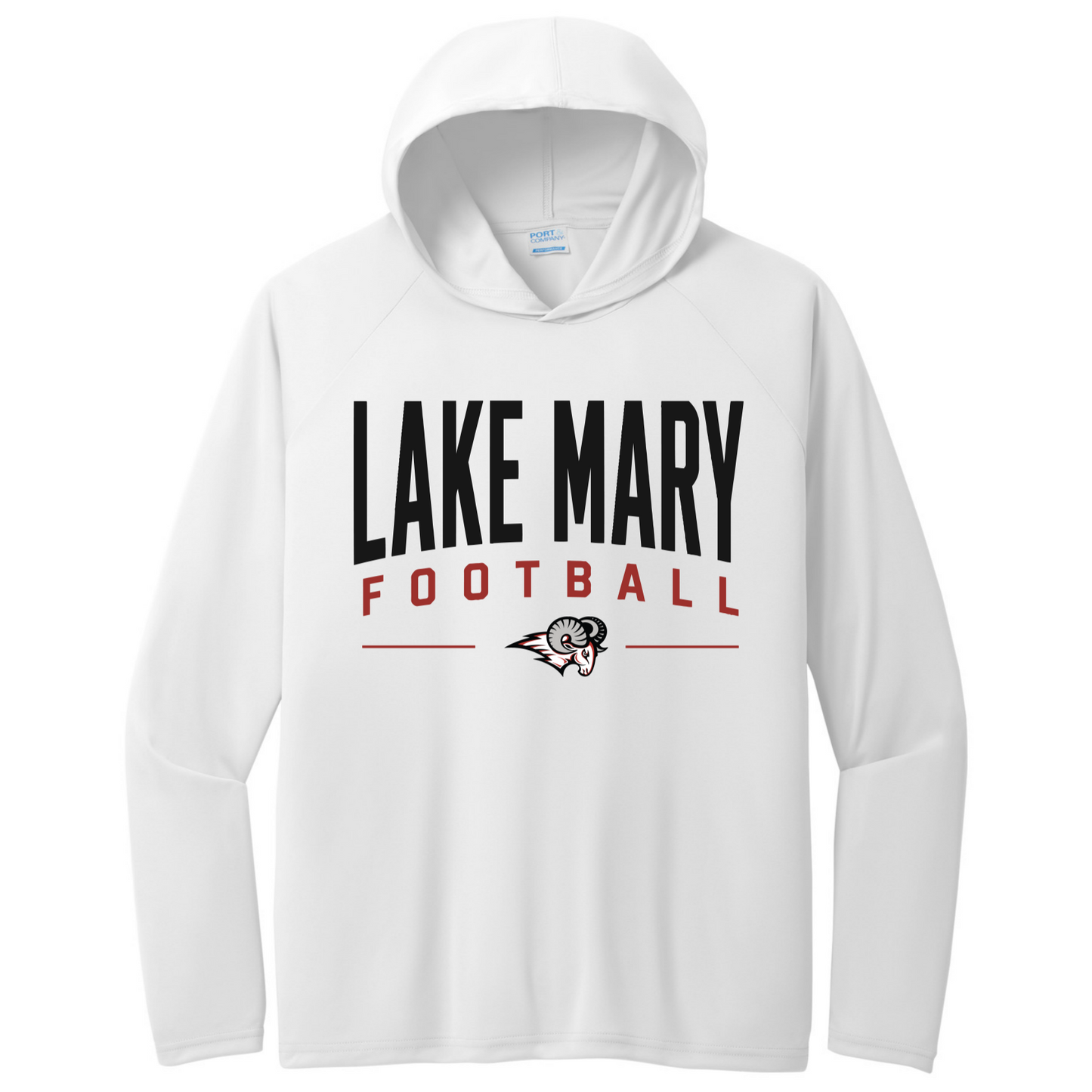Lake Mary Arch Black Personalized Long Sleeve Hoodie