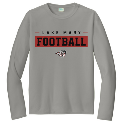 LAKE MARY Tees LM FOOTBALL Banner Black@2x Long Sleeve - Long Sleeve