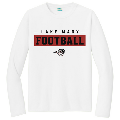 LM FOOTBALL Banner Black  Long Sleeve