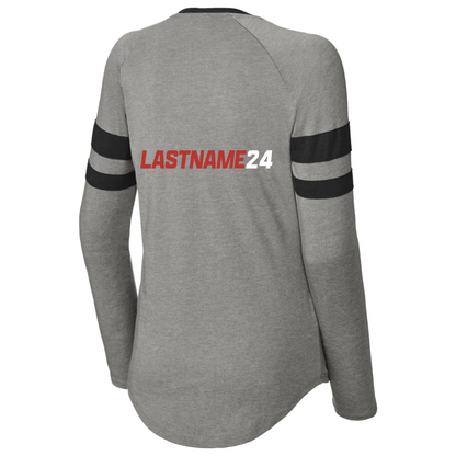 LM Football banner Ladies Long Sleeve