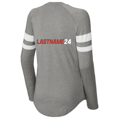 LM Football banner Ladies Long Sleeve