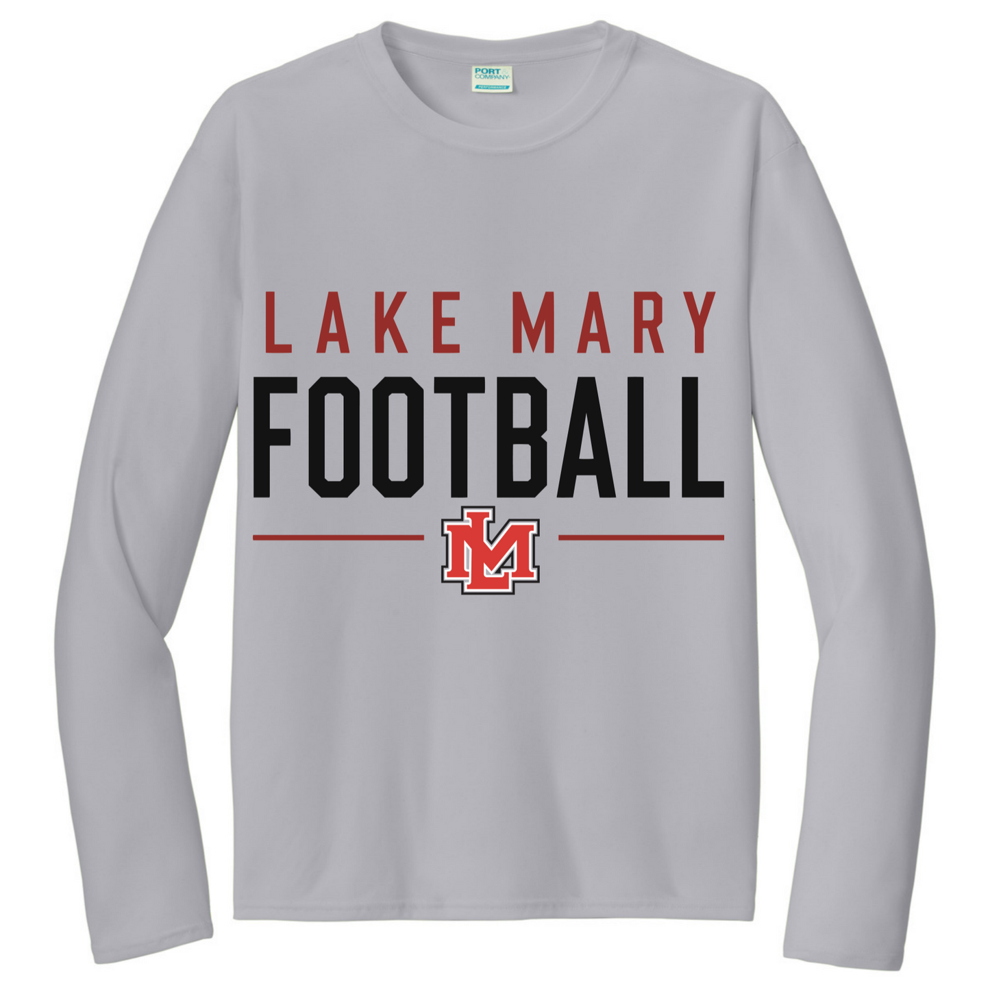 LM Football LM Black  Long Sleeve