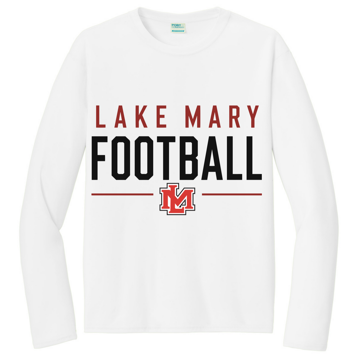 LM Football LM Black  Long Sleeve