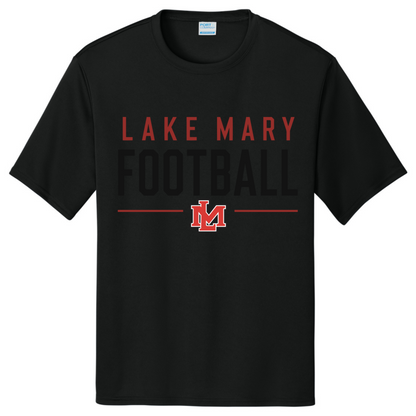 LAKE MARY Tees LM Football LM Black@2x Short Sleeve - Short Sleeve