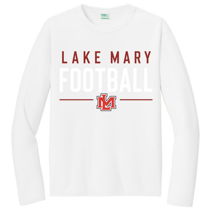 LM Football LM White  Long Sleeve