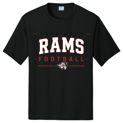 LAKE MARY Tees LM Rams Arch White@2x Short Sleeve - Short Sleeve