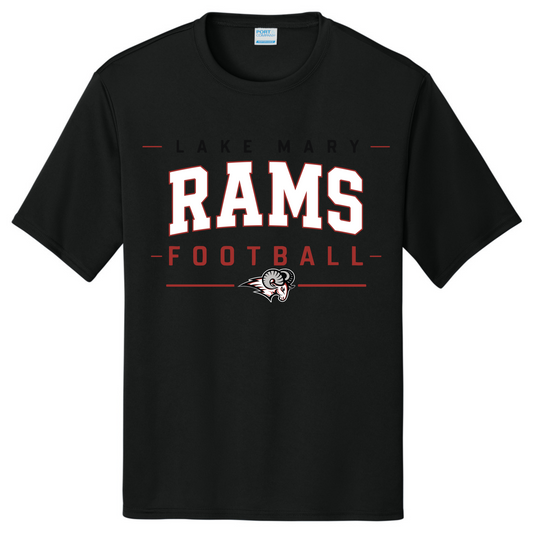 LAKE MARY Tees LM Rams Arch White@2x Short Sleeve - Short Sleeve