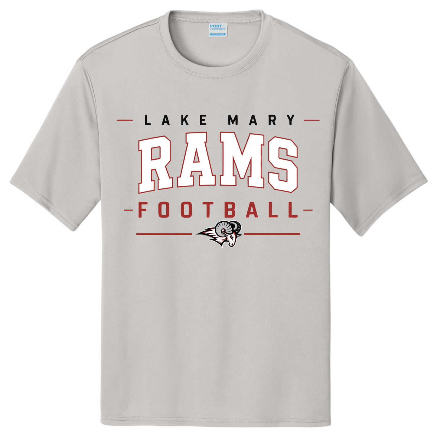 LM Rams Arch White Short Sleeve